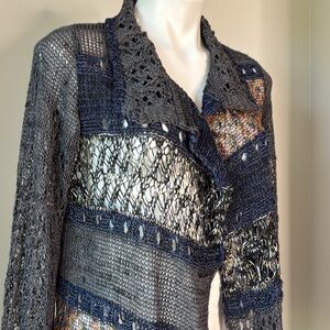 Fugh Fugh Cotton, Cupra Knit Cardigan Large Oversized